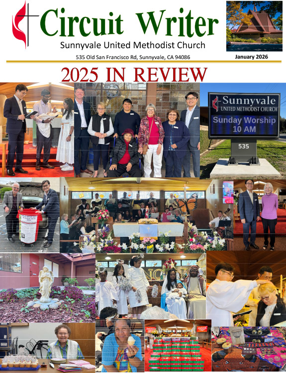 cover of the January 2026 newsletter featuring photos from 2025 highlights
